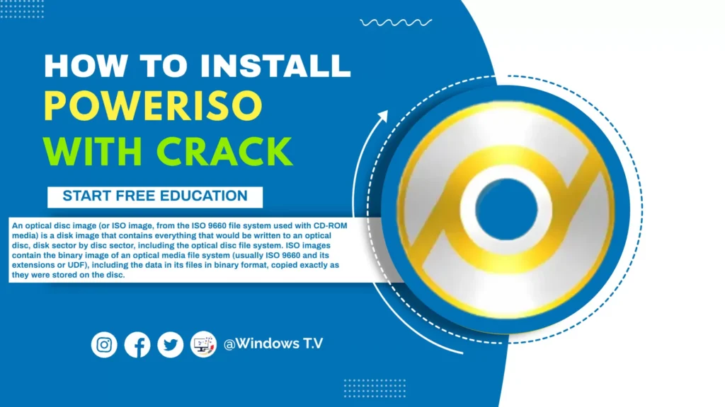 PowerISO Crack 9.1 + Serial Key Free Download 2025 