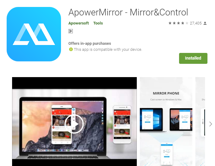 ApowerMirror 1.6.5.2 Full Version for PC (Official Download)